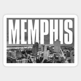 Memphis Cityscape Magnet